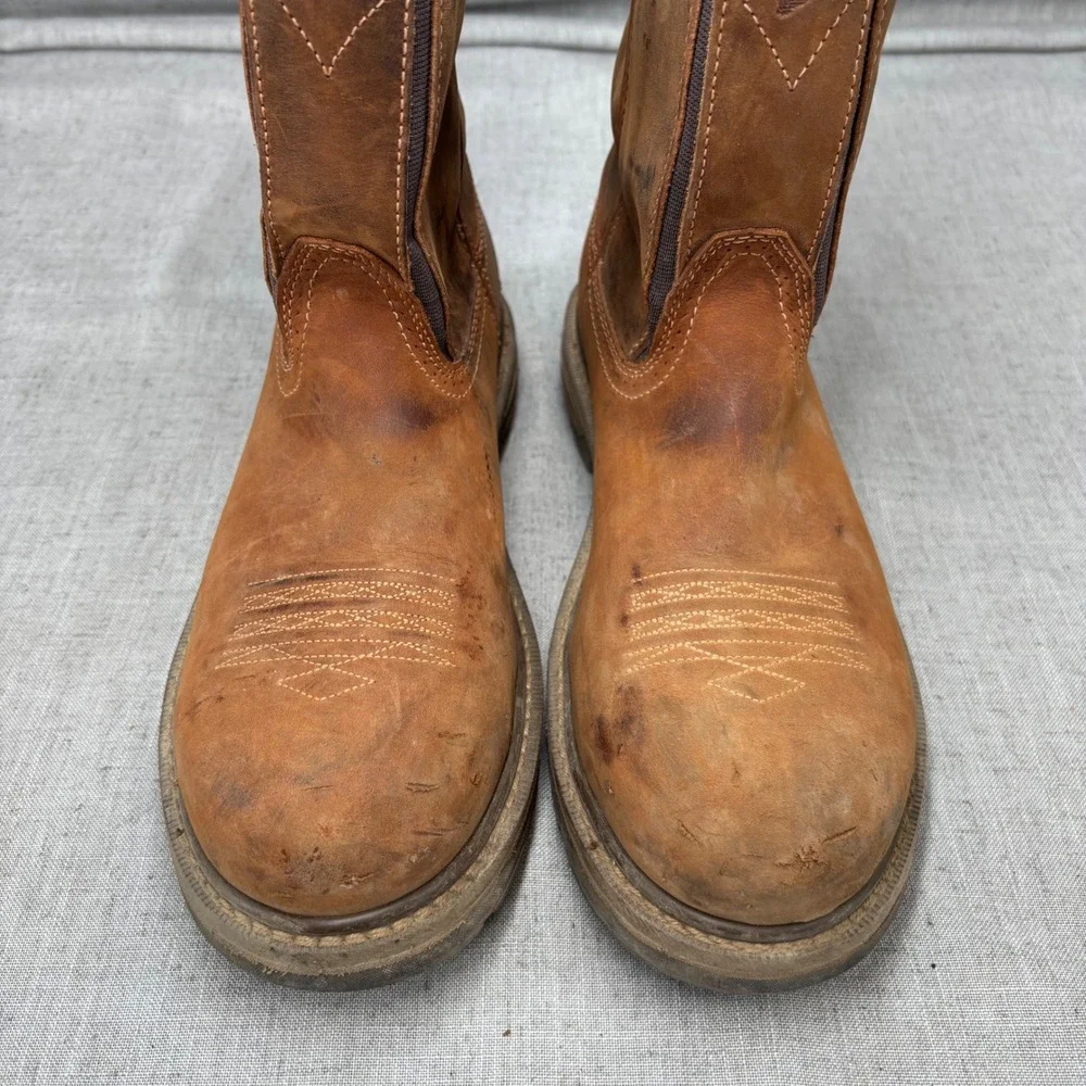 Red Wing Rio Flex 2276 Work Boot Brown Waterproof Steel Toe Mens 10 NARROW